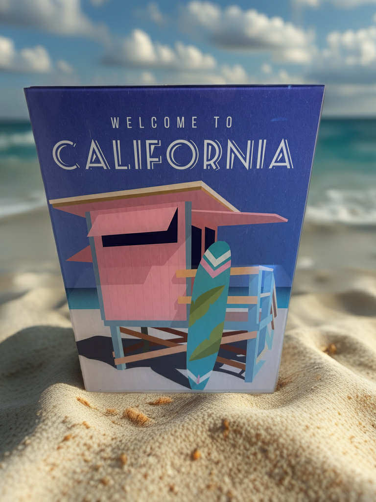 Welcome to California Skilt Uv Glass